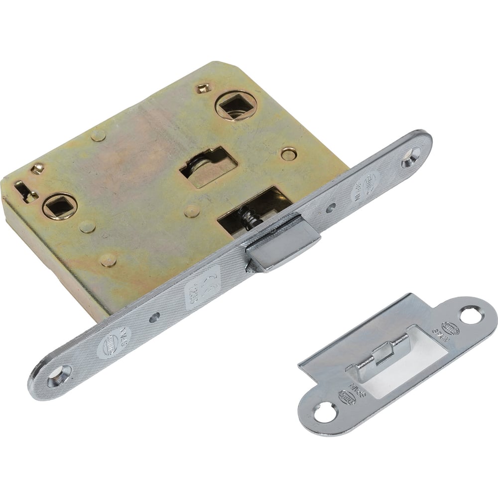 Изображение товара Дверная защелка Amig хром гальваника межкомнатная 70 мм