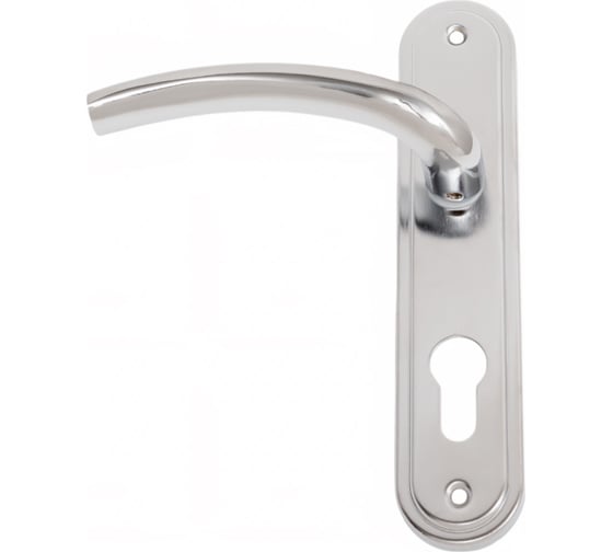 Изображение товара Комплект врезного замка с ручками и цилиндром PALIDORE LH 7036-59 PC, хром блестящий 98760052