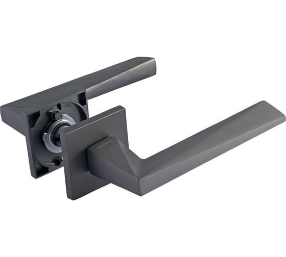 Изображение товара Дверная ручка НОРА-М Slim 133K AL - графит 18630