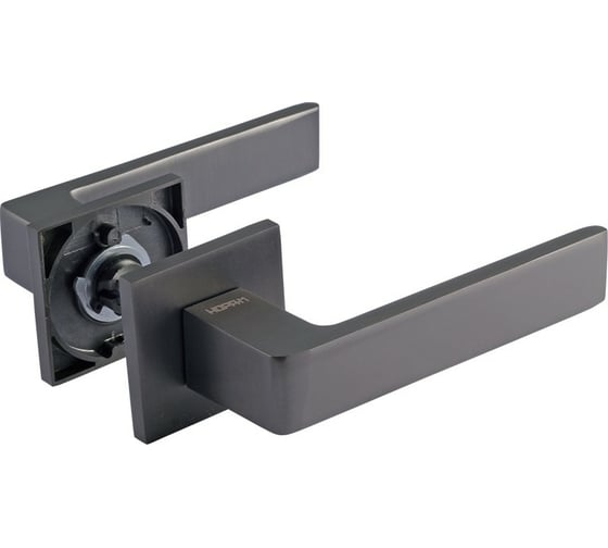 Изображение товара Дверная ручка НОРА-М Slim 132K AL - графит 18625