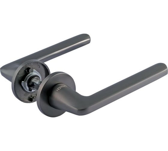 Изображение товара Дверная ручка НОРА-М Slim 134A AL - графит 18635