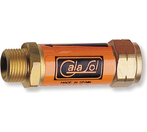 Изображение товара Защитный клапан от обратного удара для ацетиленового/пропанового редуктора 3/8" Galagar 76200000