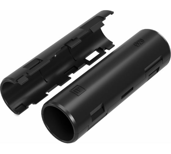 Изображение товара Разборная атмосферостойкая муфта Промрукав d20мм черная 10шт PR13.0434