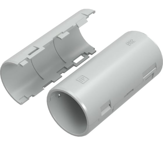 Изображение товара Атмосферостойкая разборная муфта Промрукав d32 мм серая 5шт PR13.0432