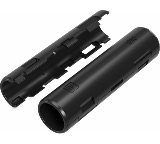 Изображение товара Атмосферостойкая разборная муфта Промрукав черная 100шт PR13.0413