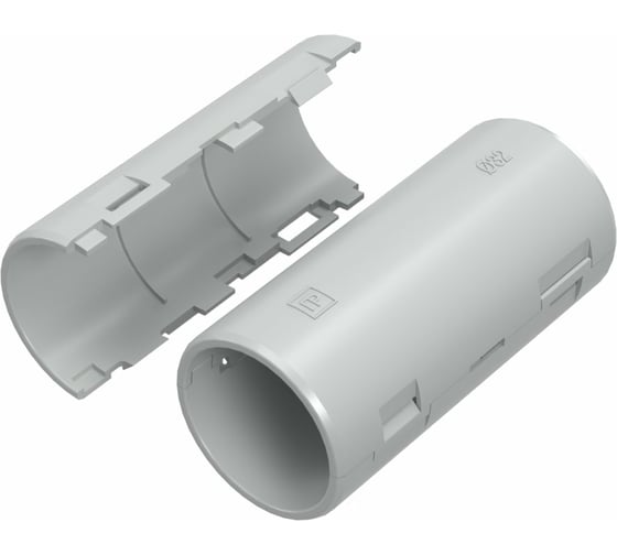 Изображение товара Атмосферостойкая разборная муфта Промрукав d32 мм серая 36шт PR13.0412