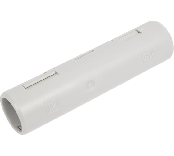 Изображение товара Атмосферостойкая разборная муфта Промрукав d16 мм серая 100шт PR13.0409