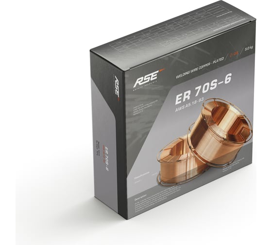 Изображение товара Проволока сварочная ER70S-6 (0.8 мм; 5 кг) RSE 00-00000014