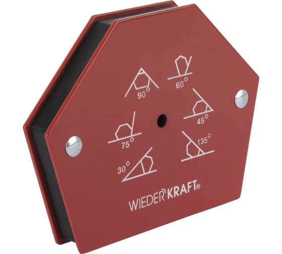 Изображение товара Магнит сварочный 30, 45, 60, 70, 90, 135 градусов, 50Lbs WIEDERKRAFT WDK-65950