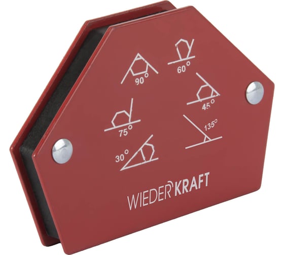 Изображение товара Магнит сварочный 30, 45, 60, 70, 90, 135 градусов, 25Lbs WIEDERKRAFT WDK-65025