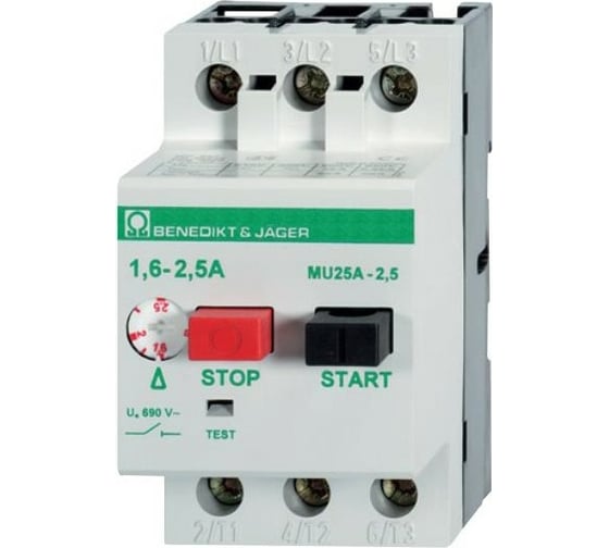 Изображение товара Ручной пускатель Benedict MU25-25 PN683417