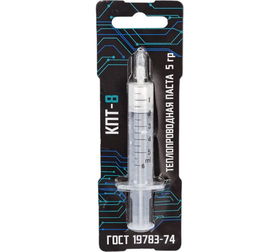 Изображение товара Кремнийорганическая термопаста КПТ-8 5 гр STEEL КПТ8_5
