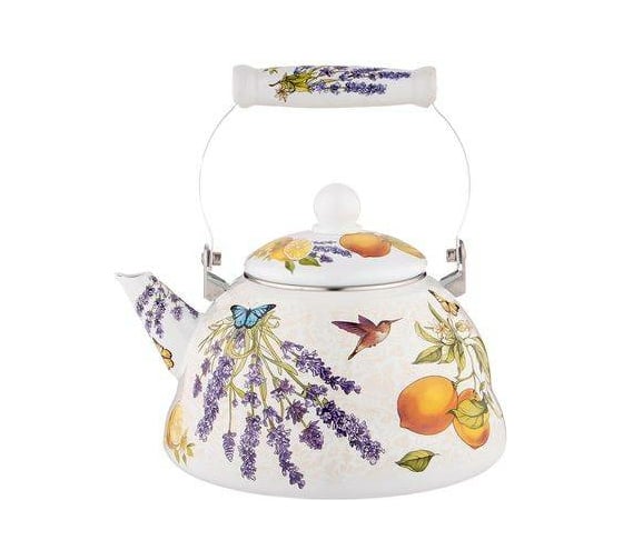 Изображение товара Эмалированный чайник Agness Прованс Лимоны 3 л 934-382