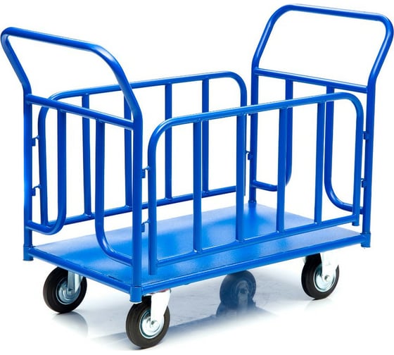 Изображение товара Платформенная тележка СТЕЛЛА-ТЕХНИК с бортами, 800x1200 мм КПО-500Т-125-И