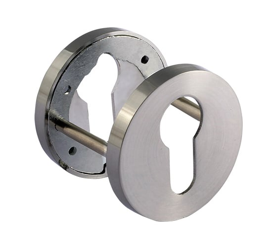 Изображение товара Дверная накладка под цилиндр НОРА-М Slim НК-А - матовый никель 18654