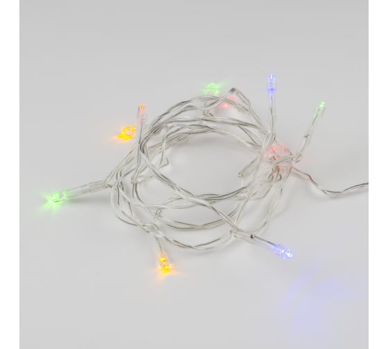 Изображение товара Светодиодная гирлянда на батарейках Uniel ULD-S0150-010/STB/2AA MULTI, IP20 UL-00007181