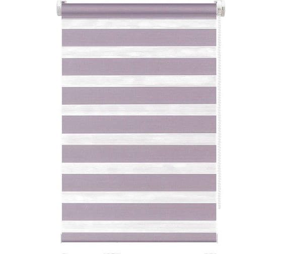 Изображение товара Рулонная штора FixLine AMIGO BASE День-Ночь 55x160 см, лиловый 21207