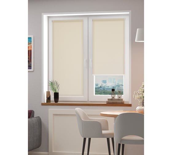 Изображение товара Рулонная штора FixLine AMIGO BASIC 40x180 бежевый 20127