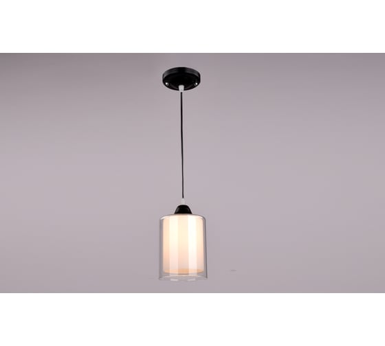 Изображение товара Подвесной светильник РОССВЕТ 1х60ВтхE27 РС20090 BK/1P