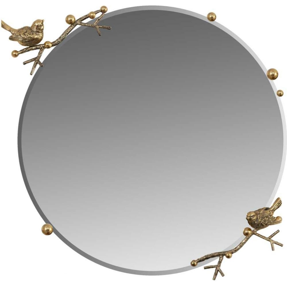 Зеркало BOGACHO фонтан настольный от сети подсветка бронзовый ганеша и лотосы 22х13х13 см