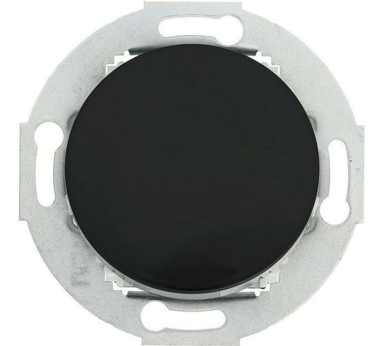 Изображение товара 1-клавишный выключатель LK Studio схема 1, 16А, 250В, черный, LK Vintage 880108-1