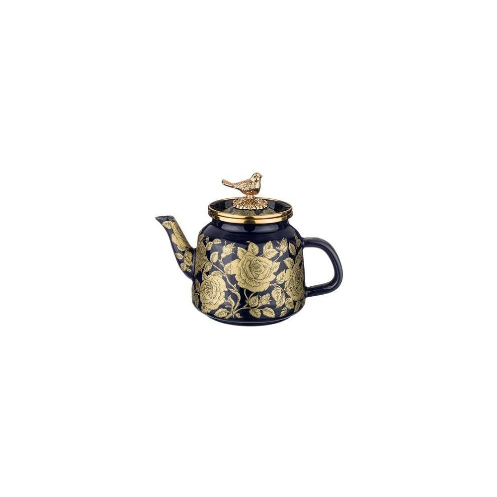 фото Эмалированный чайник для индукционных плит agness