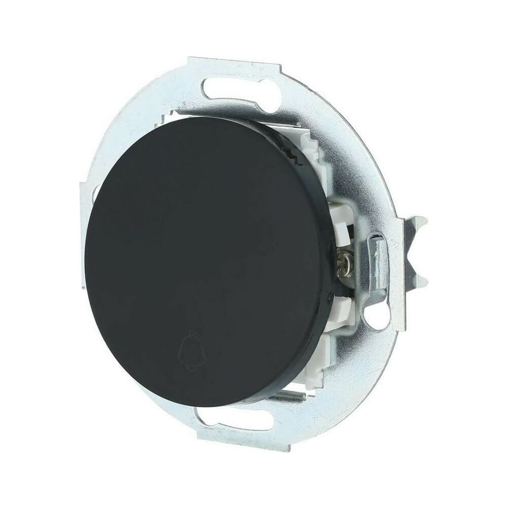 Изображение товара Выключатель-кнопка LK Studio схема 1T 16 А 250 В черный LK Vintage 880508-1