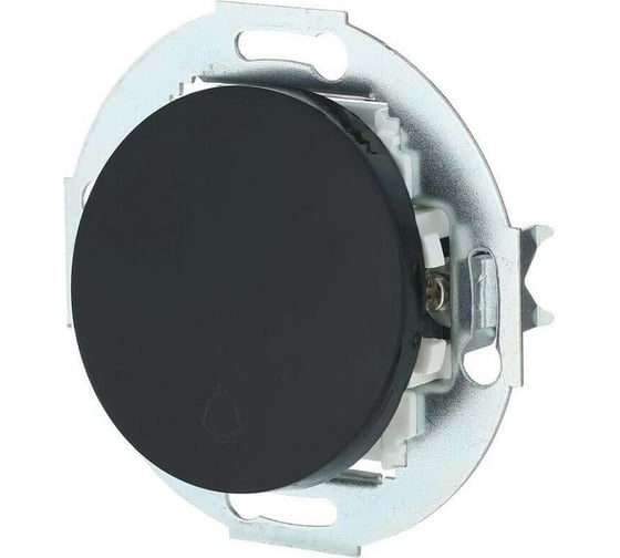 Изображение товара Выключатель-кнопка LK Studio схема 1T, 16 A, 250 B, черный, LK Vintage 880508-1