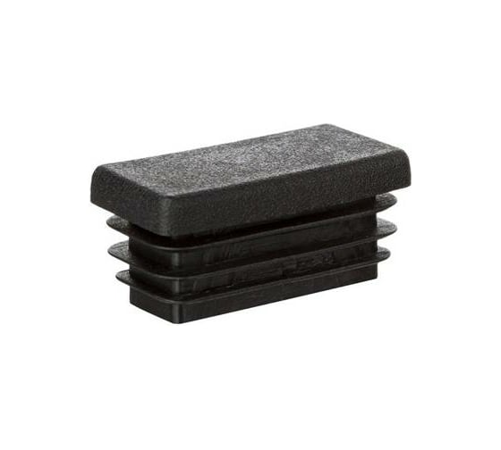 Изображение товара Заглушка для труб КРЕП-КОМП (прямоугольная; 80x120 мм; черная; 50 шт) 26-0420