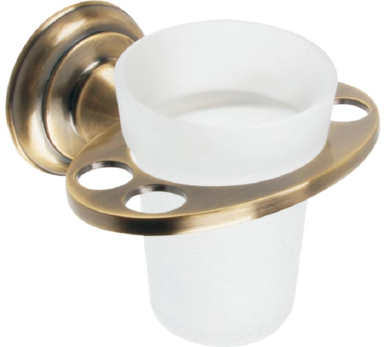 Изображение товара Стакан для зубных щеток OUTE с держателем, бронза TG2415