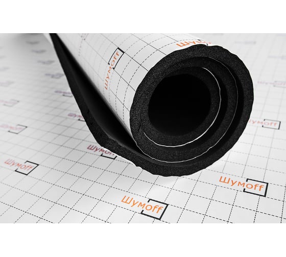Изображение товара Звуко-теплоизоляционный материал Шумофф Комфорт 10, 5 листов в пачке УТ000000298