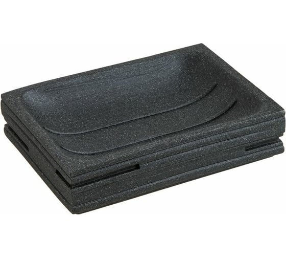 Изображение товара Мыльница PERFECTO LINEA Weathered Sand черная 35-151401