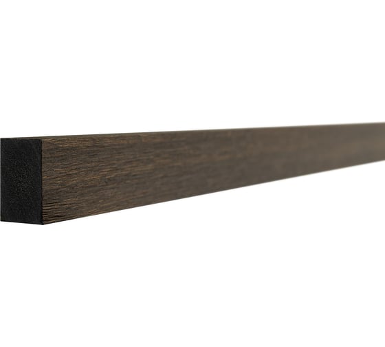Изображение товара Рейка интерьерная ударопрочная влагостойкая Decor-Dizayn венге 20x30x3000 мм 611-93SH