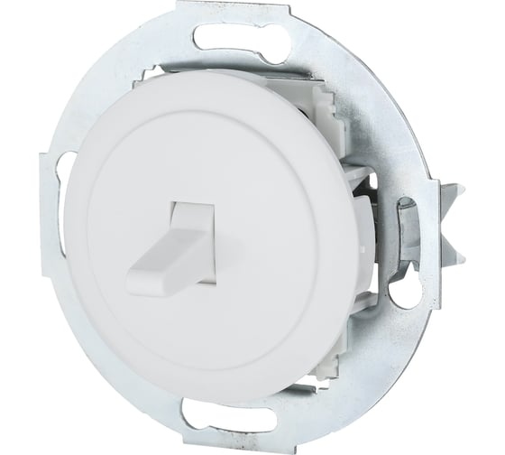 Изображение товара 1-рычажковый переключатель LK Studio на 2 направления (сх.6) 16 A 250B, белый, LK Vintage 880804-1