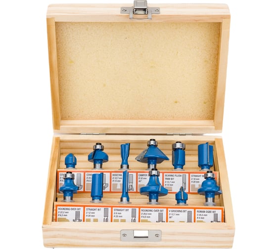 Изображение товара Набор фрез 12 шт, 8 мм Gepard GP2300-08