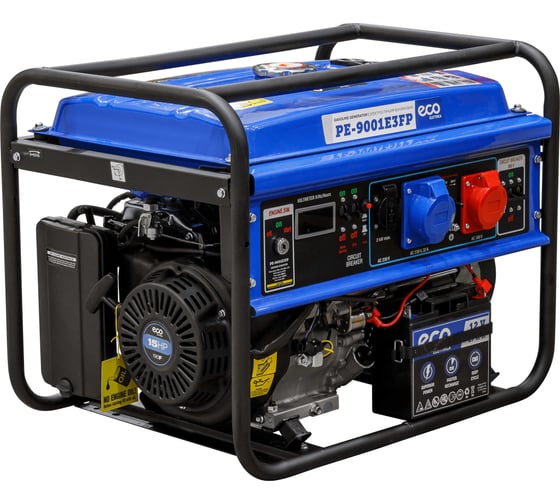 Изображение товара Бензиновый генератор ECO PE-9001E3FP