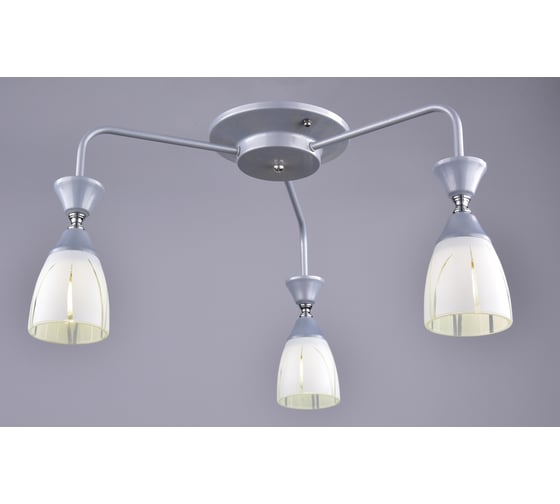 Изображение товара Потолочная люстра РОССВЕТ 3х60ВтхE27 РС21080 SL+CR/3C