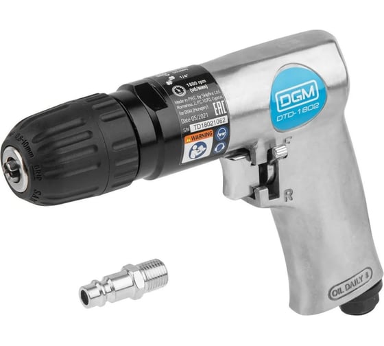 Изображение товара Пневмодрель с реверсом DGM DTD-1802