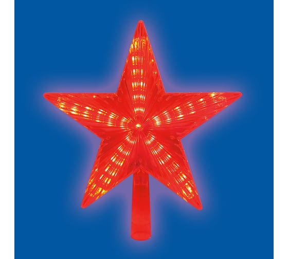Изображение товара Светодиодное украшение для ёлки Uniel Звезда-3 ULD-H2121-031/STA RED STAR-3 UL-00008704