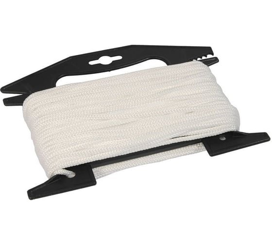 Изображение товара Плетеный шнур MAESTRO с сердечником, 4 мм х 20 м, белый, рамка 69120