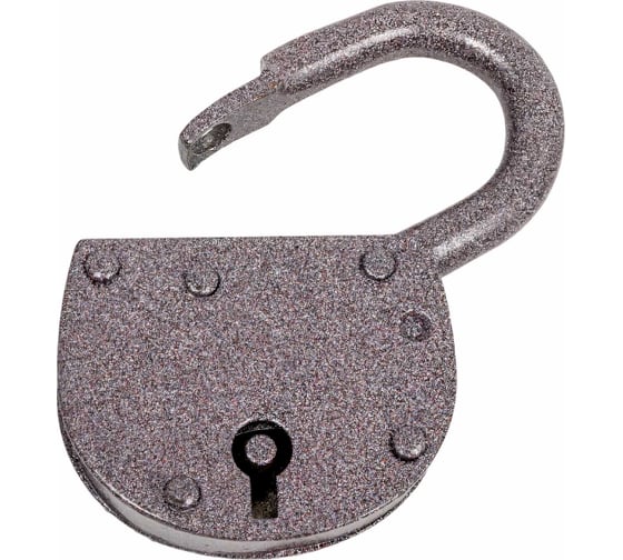 Изображение товара Навесной замок РемоКолор ЗВС-3 (амбарный), силумин, 2 ключа, сувальдный мех-м, 50x70x15 мм, дужка 8 мм 70-0-903