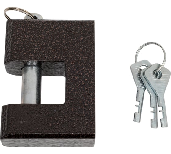 Изображение товара Навесной замок РемоКолор Зенит-ВС2-3, силумин, 3 ключа, дисковый мех-м, 88x64 мм, прямая дужка 14 мм BC23 70-1-017