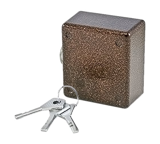 Изображение товара Навесной замок РемоКолор Зенит-ВС2-10, силумин, 3 ключа, дисковый мех-м, 90x83 мм, скрытая дужка BC210 70-1-015