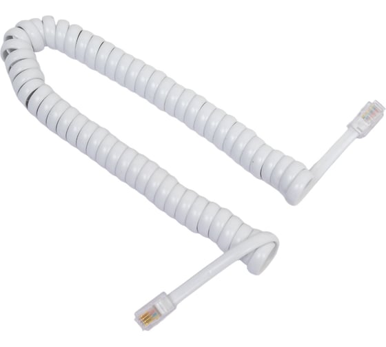 Изображение товара Витой трубочный кабель Pro Legend 2м, телефонный, белый PL1212