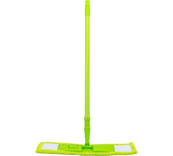 Изображение товара Швабра для пола PERFECTO LINEA Solid с насадкой из микрофибры, зеленая 43-492023