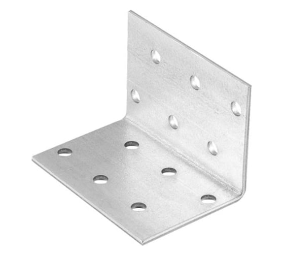 Изображение товара Крепежный равносторонний уголок РемоКолор KUR 50x50x80х2 мм 710-2058