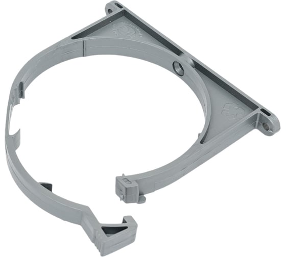 Изображение товара Хомут (клипса) РемоКолор внутренняя канализация, серый, 110 мм 142-473