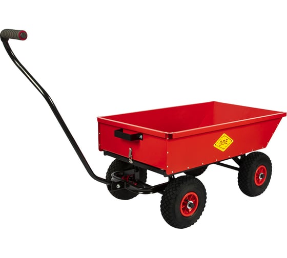 Изображение товара Ручная четырехколесная тележка-самосвал с кузовом DDE 200 908-092