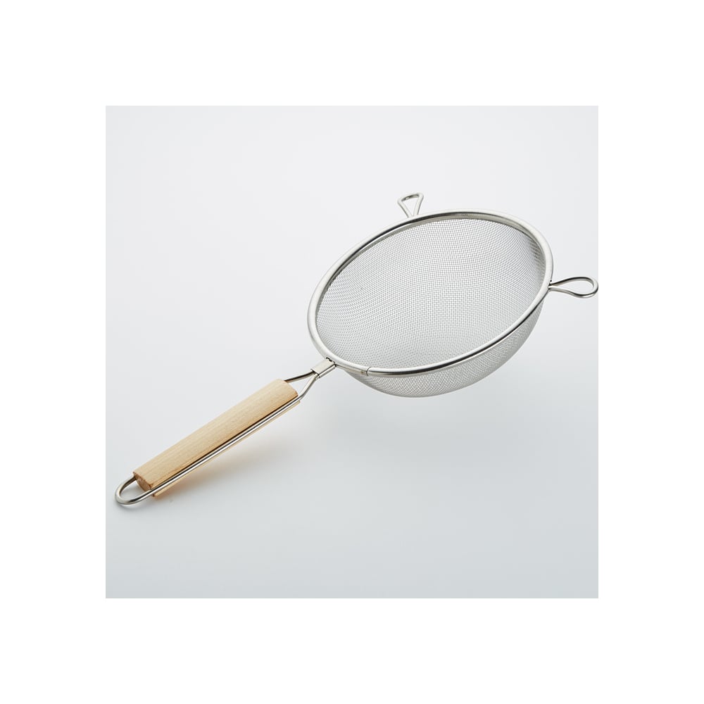 Изображение товара Сито-дуршлаг Webber BE-7343/1 нержавеющая сталь диаметр 25 см деревянная ручка 48 0R-00004181