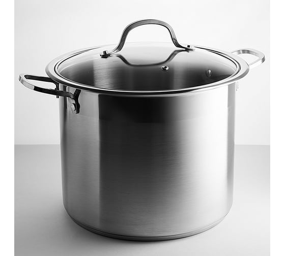 Изображение товара Кастрюля Webber BE-128-10L из нержавеющей стали 10 литров, 24x21 см 0R-00006128